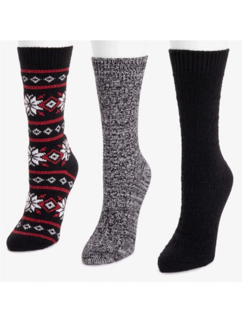 Muk Luks 3-Pack Boot Socks